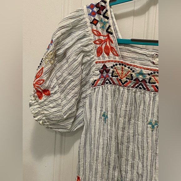 Johnny Was Workshop Peasant Top - Picture 2 of 14